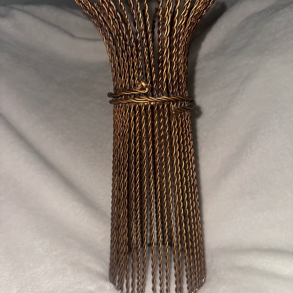 Brown Candle Holder Bundle with Braided Texture